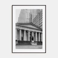 Wall Street Photo B&W Poster