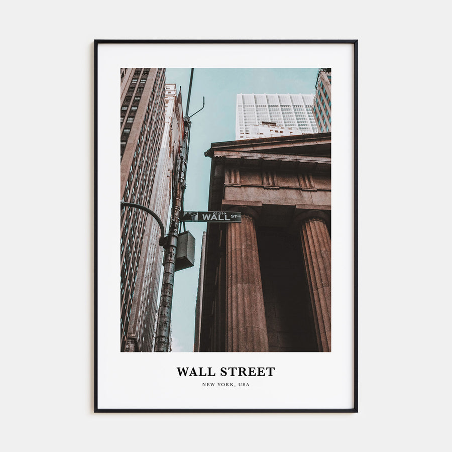 Wall Street Portrait Color Poster