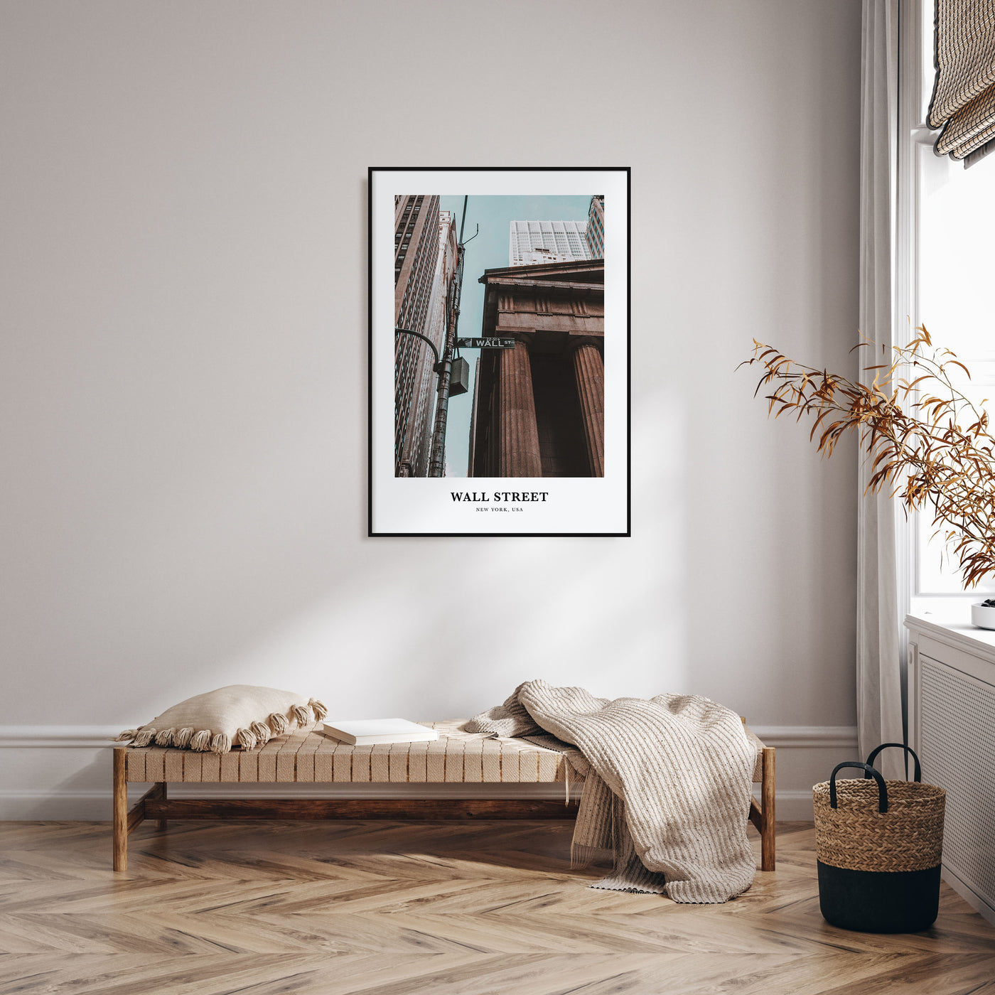 Wall Street Portrait Color Poster
