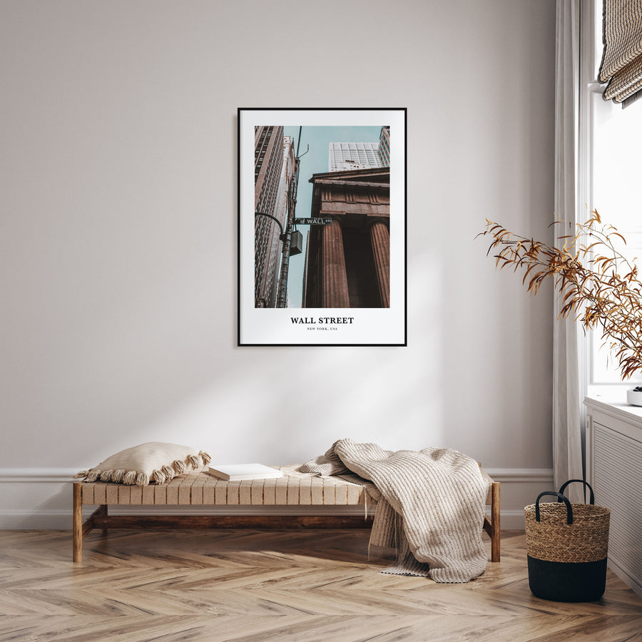 Wall Street Portrait Color Poster
