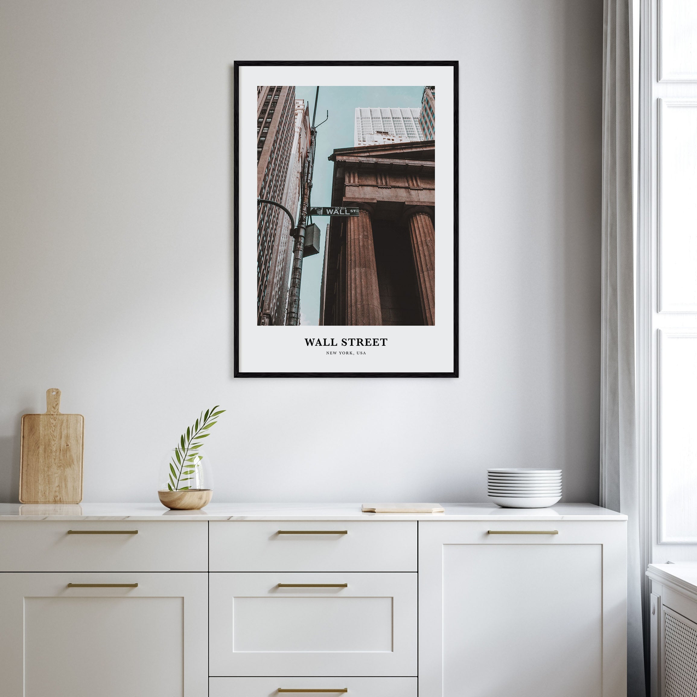 Wall Street Portrait Color Poster