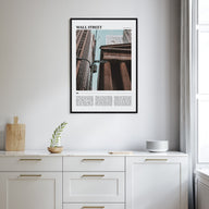 Wall Street Travel Color Poster