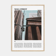 Wall Street Travel Color Poster