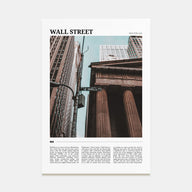Wall Street Travel Color Poster