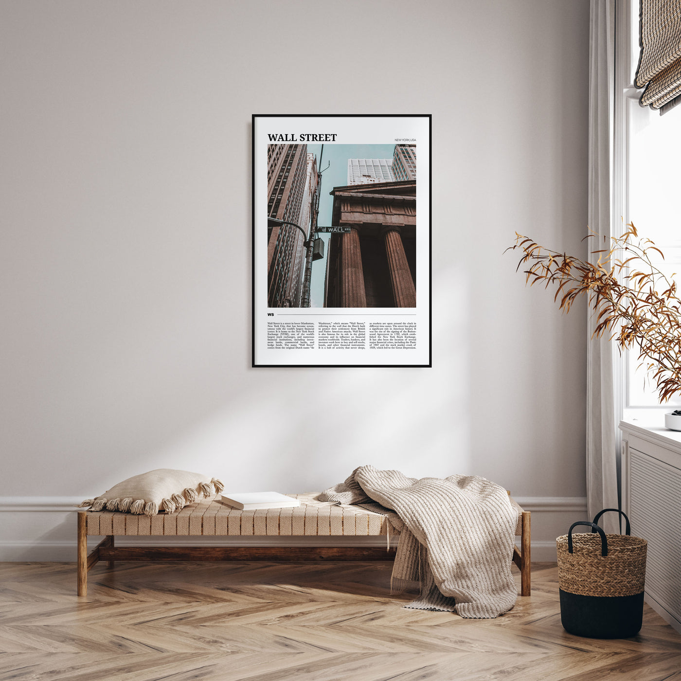 Wall Street Travel Color Poster