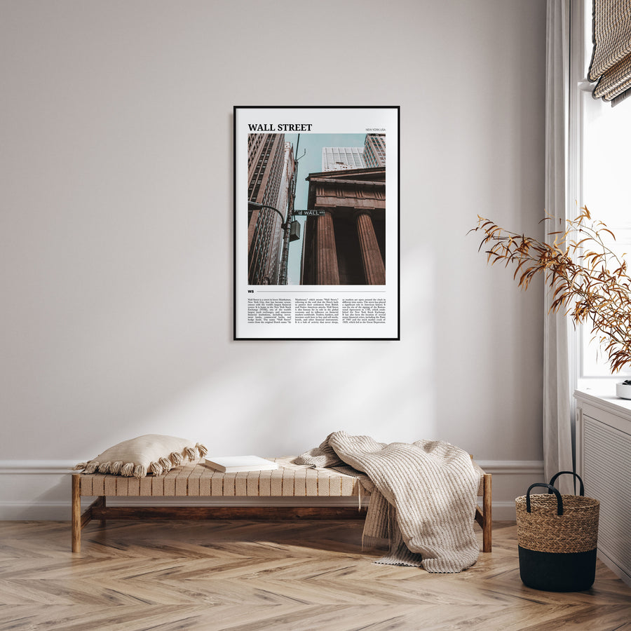 Wall Street Travel Color Poster