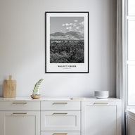 Walnut Creek Portrait B&W Poster