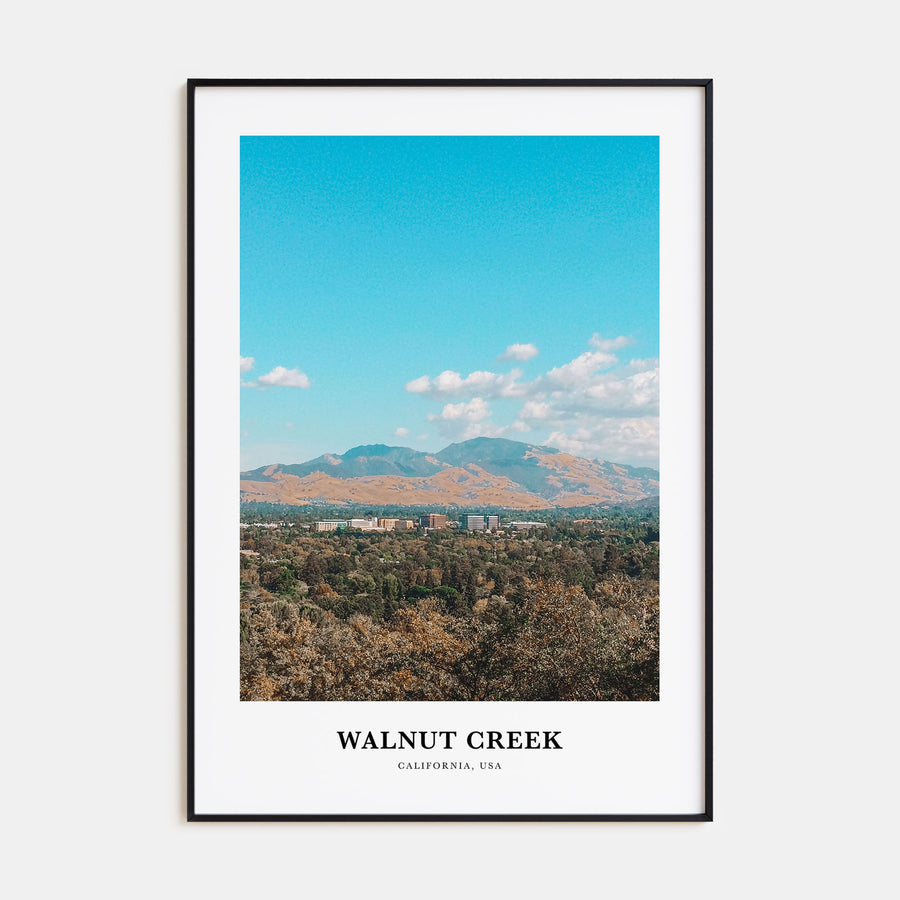 Walnut Creek Portrait Color Poster