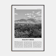 Walnut Creek Travel B&W Poster