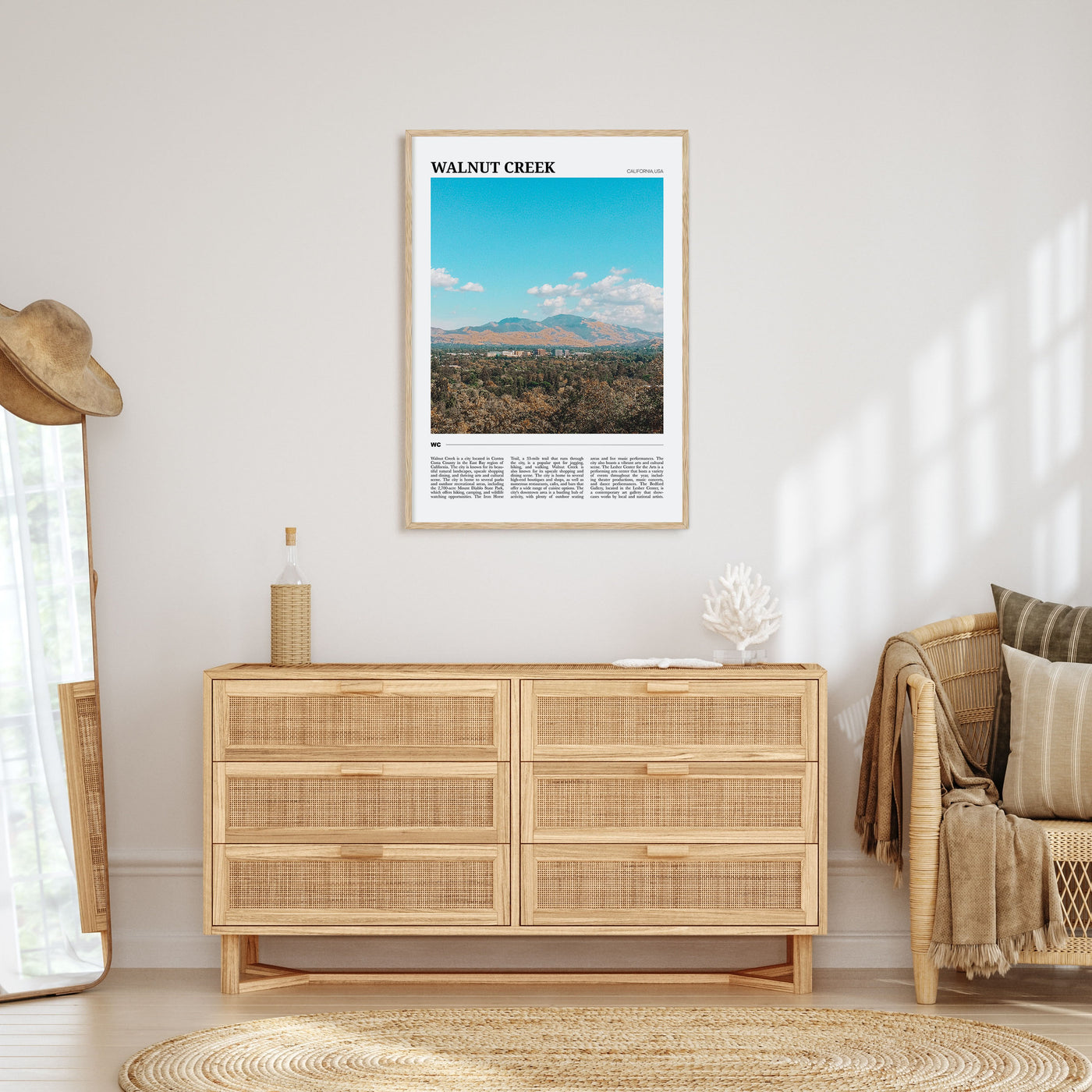 Walnut Creek Travel Color Poster