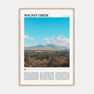Walnut Creek Travel Color Poster