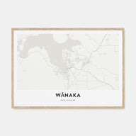 Wānaka Map Landscape Poster