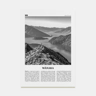 Wānaka Travel B&W Poster