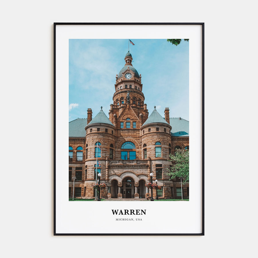 Warren Portrait Color Poster