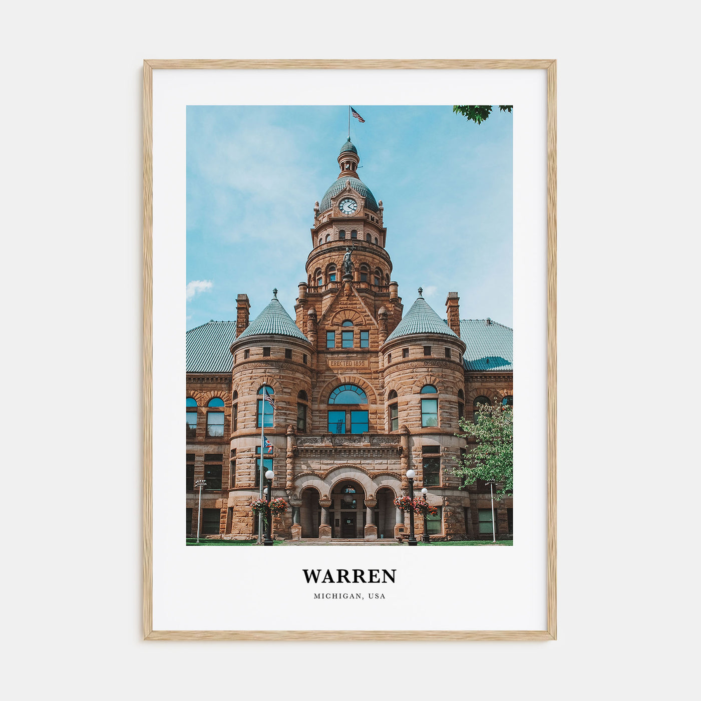 Warren Portrait Color Poster