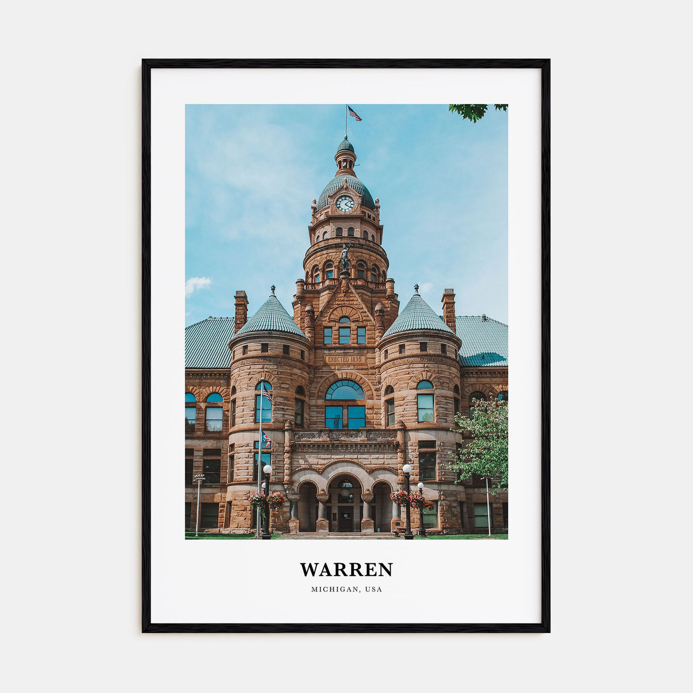 Warren Portrait Color Poster