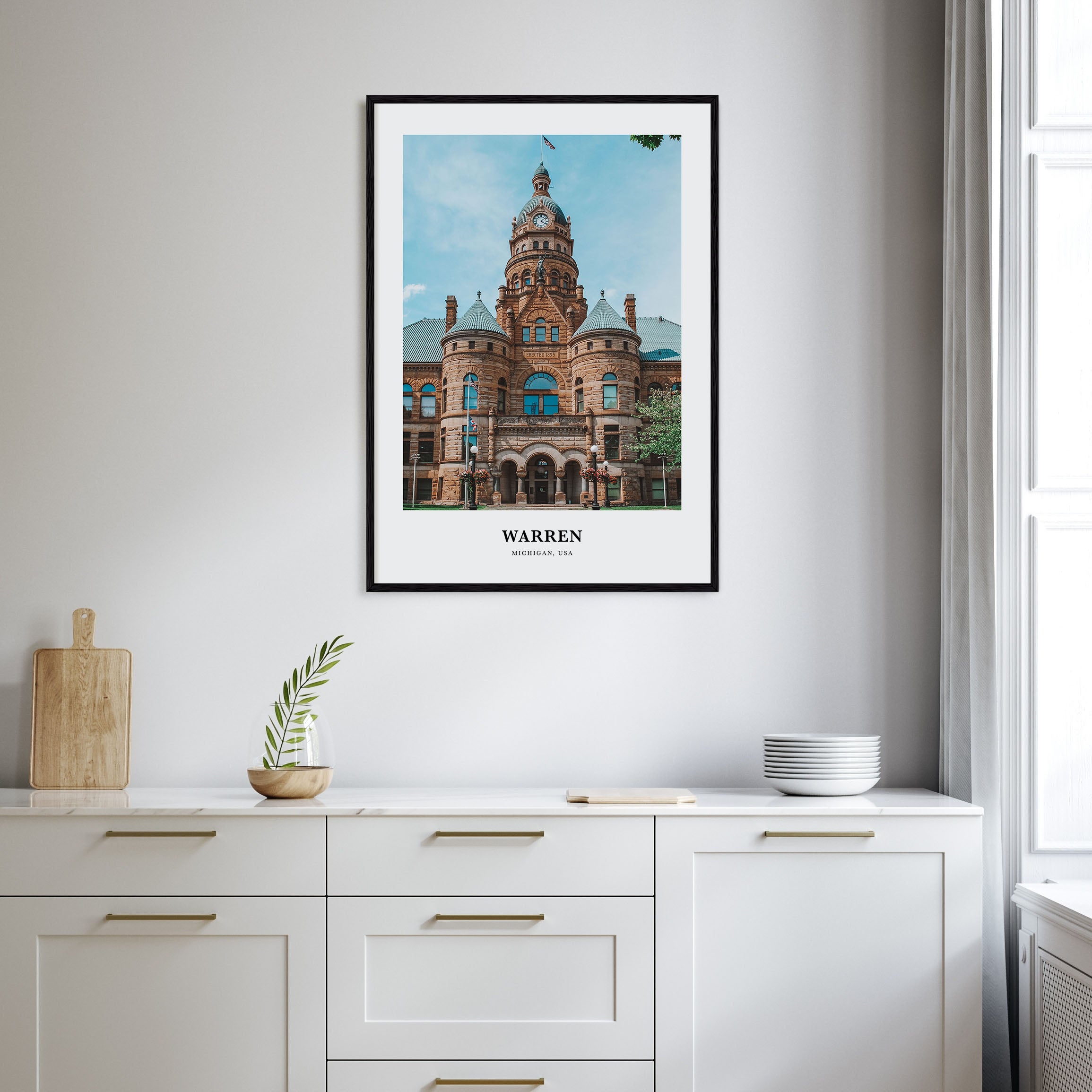 Warren Portrait Color Poster