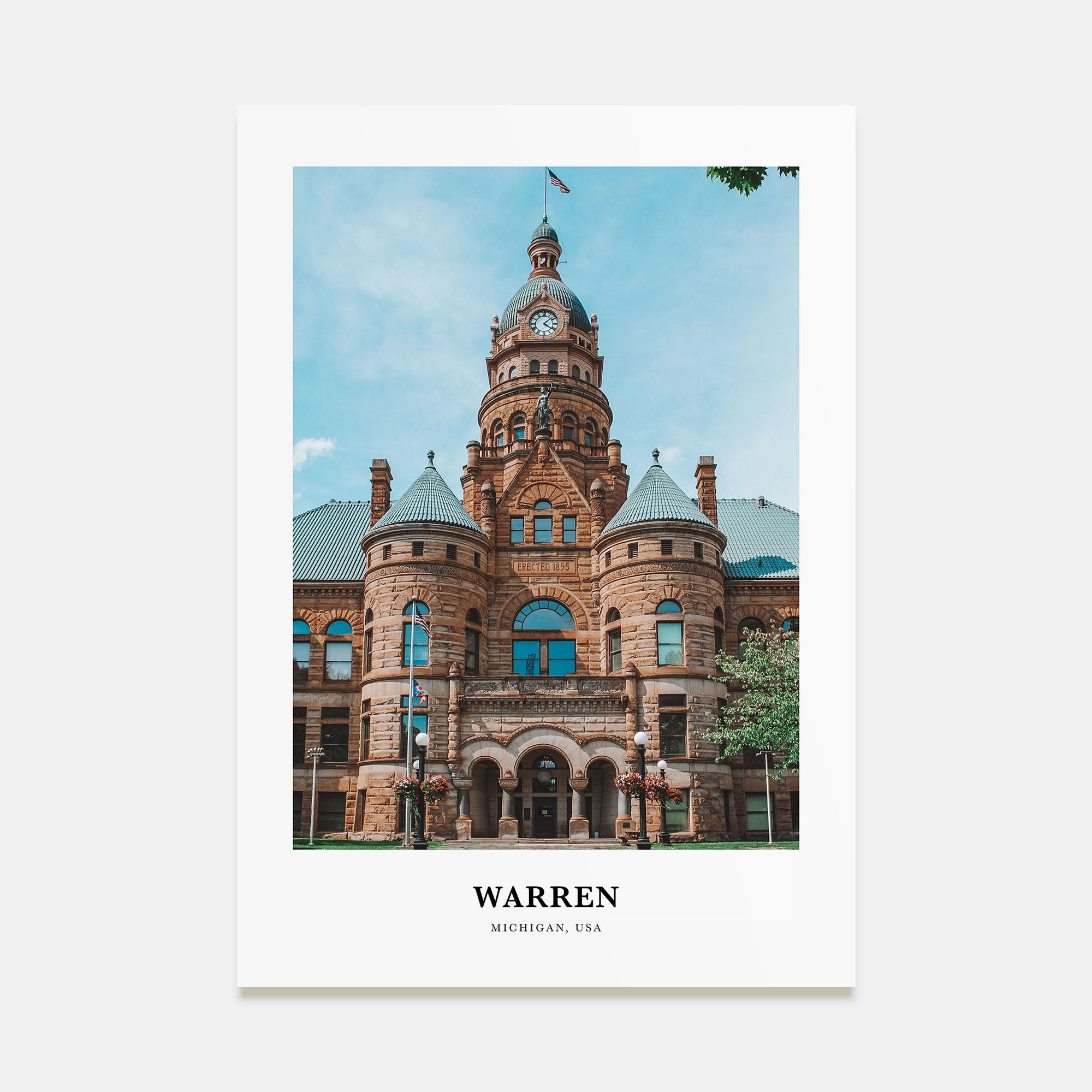 Warren Portrait Color Poster