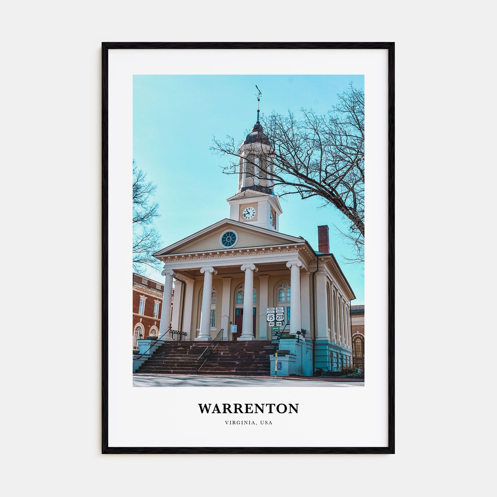 Warrenton Portrait Color Poster