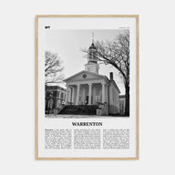 Warrenton Travel B&W Poster