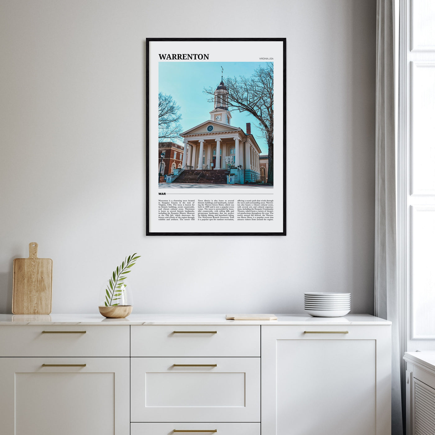 Warrenton Travel Color Poster