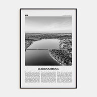 Warrnambool Travel B&W Poster