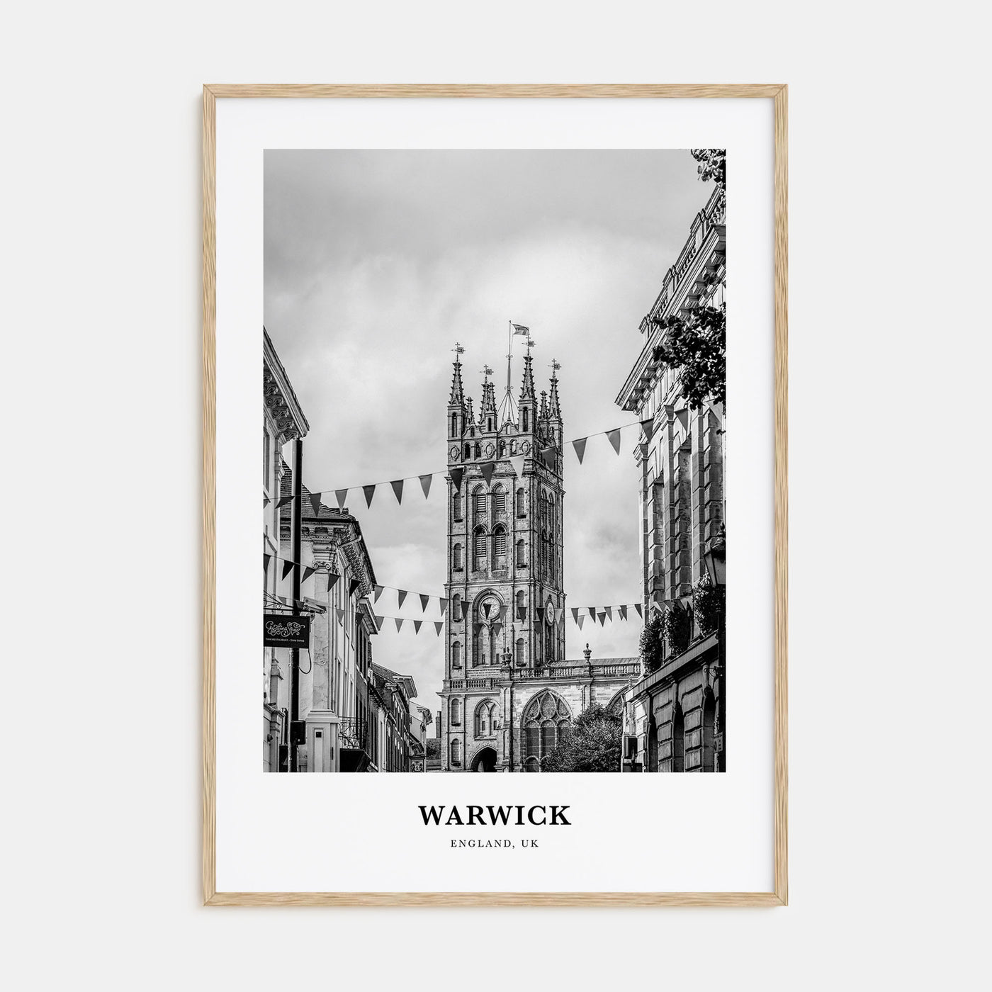 Warwick Portrait B&W Poster