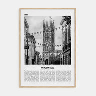 Warwick Travel B&W Poster