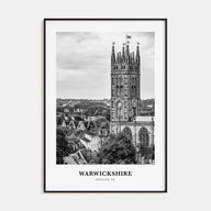 Warwickshire Portrait B&W Poster