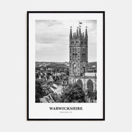 Warwickshire Portrait B&W Poster