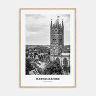 Warwickshire Portrait B&W Poster