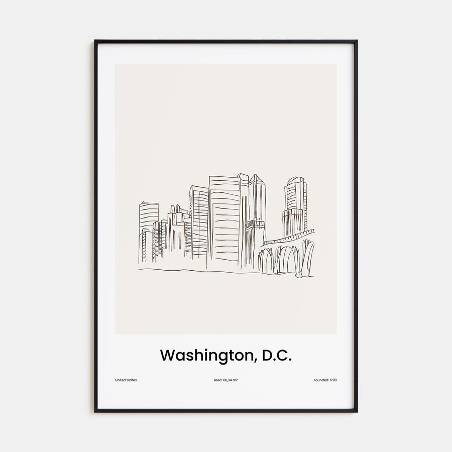 Washington, D.C. Drawn No 1 Poster