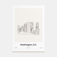 Washington, D.C. Drawn No 1 Poster