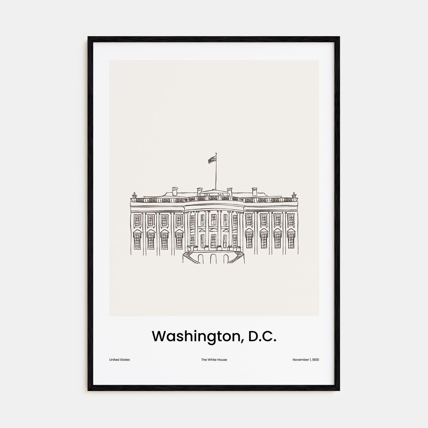 Washington, D.C. Drawn No 2 Poster