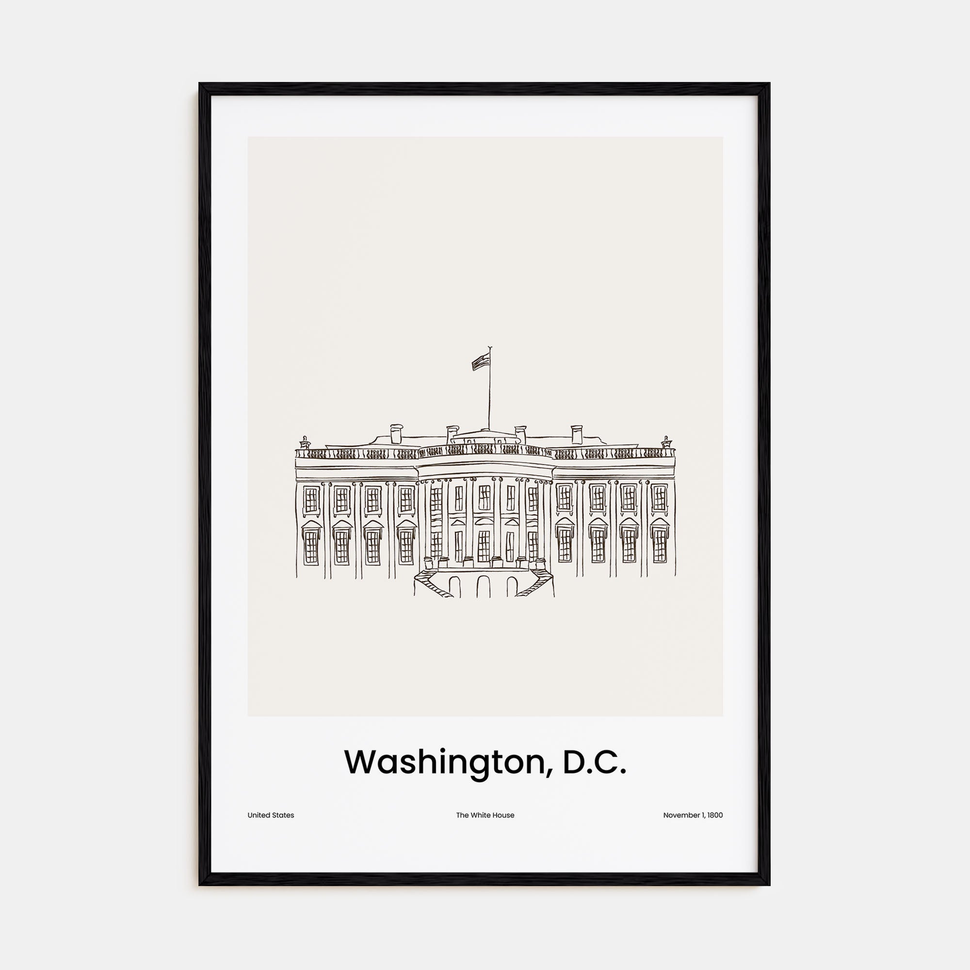 Washington, D.C. Drawn No 2 Poster