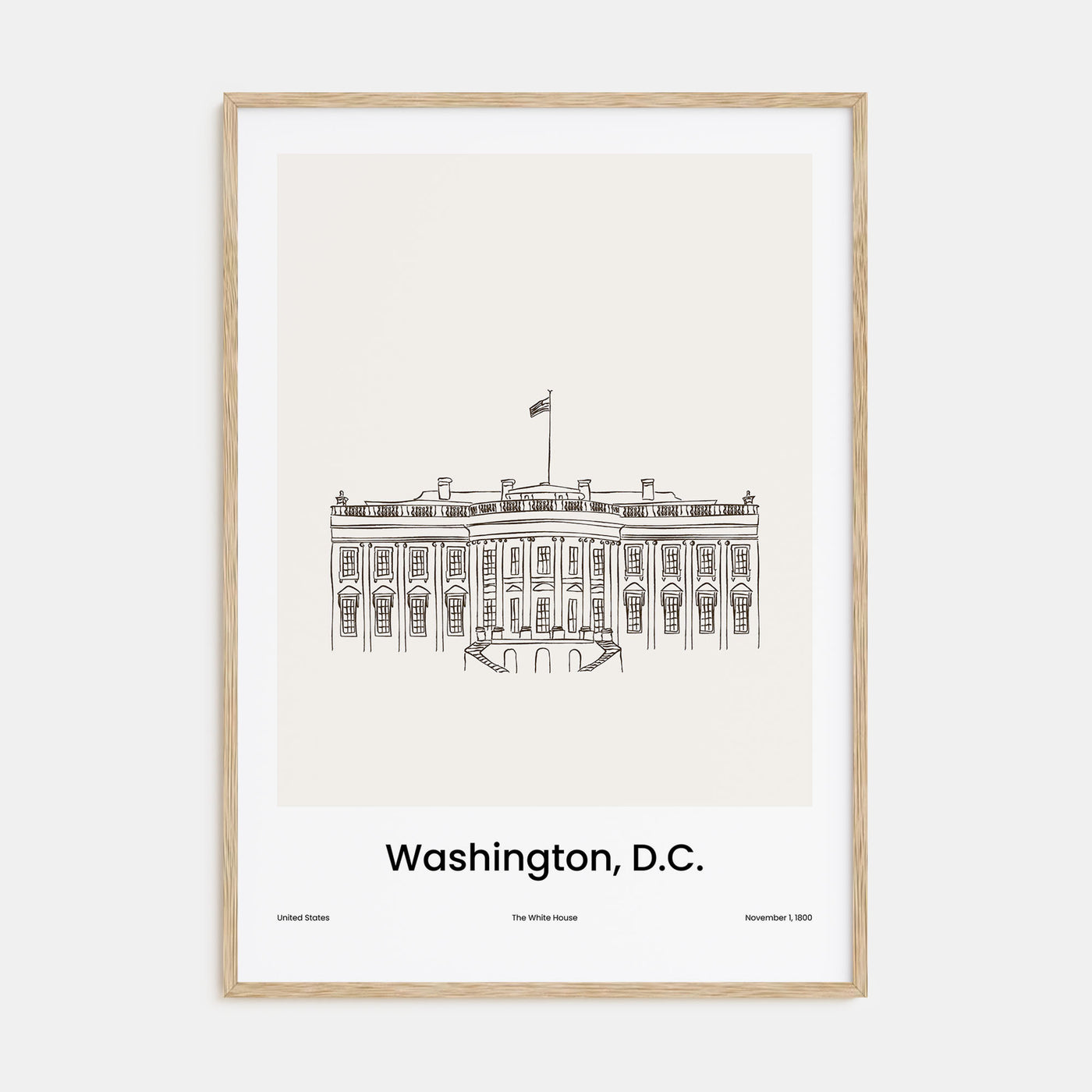 Washington, D.C. Drawn No 2 Poster