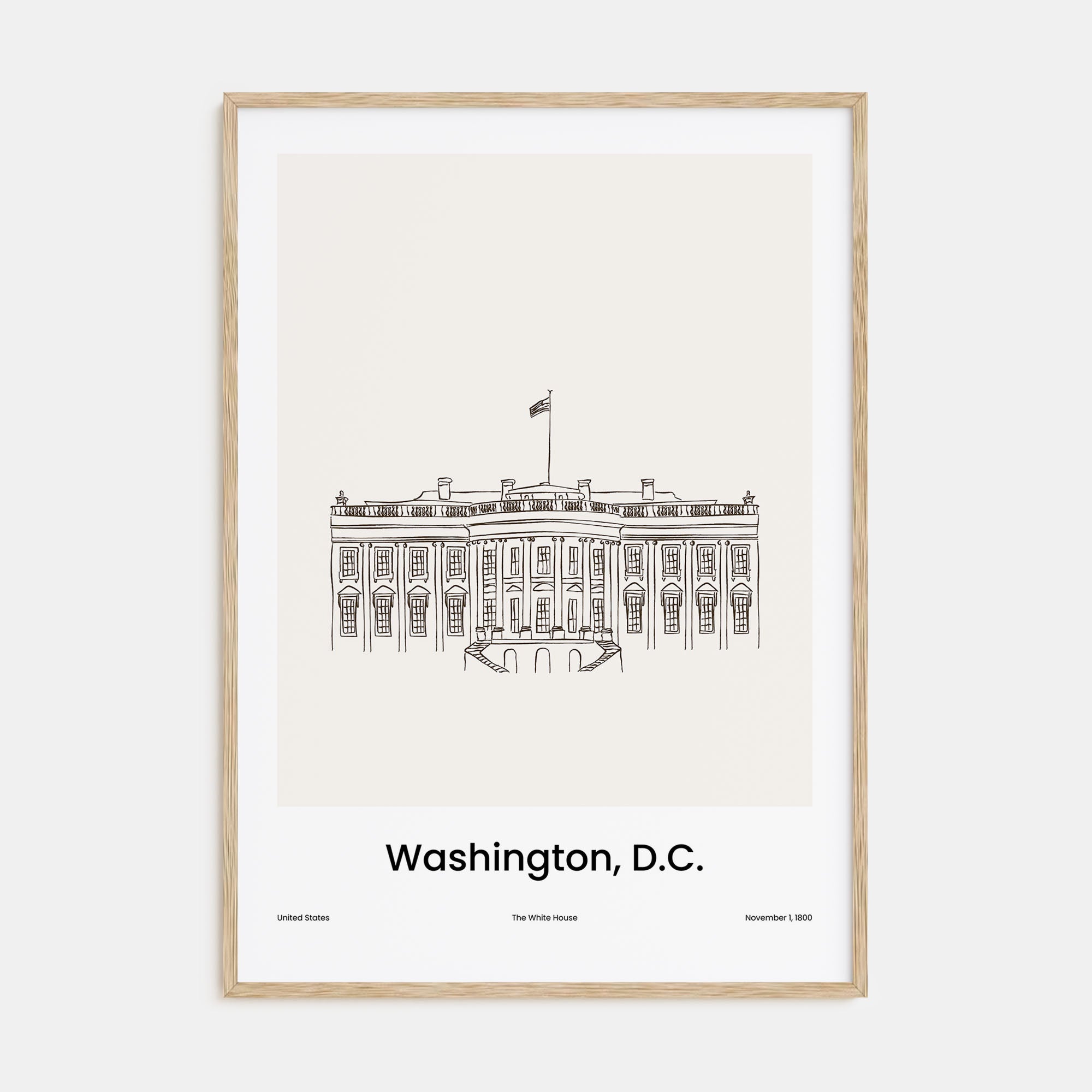 Washington, D.C. Drawn No 2 Poster