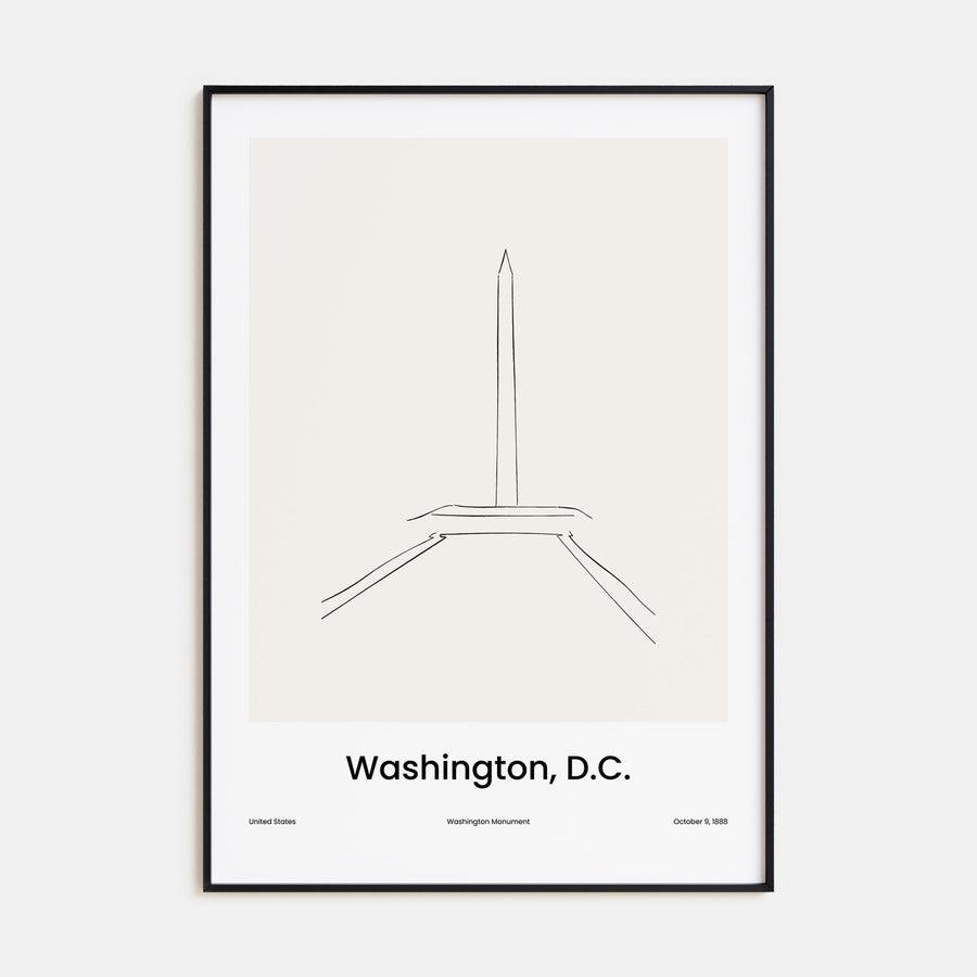 Washington, D.C. Drawn No 3 Poster