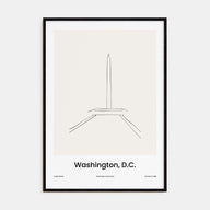 Washington, D.C. Drawn No 3 Poster