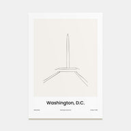 Washington, D.C. Drawn No 3 Poster