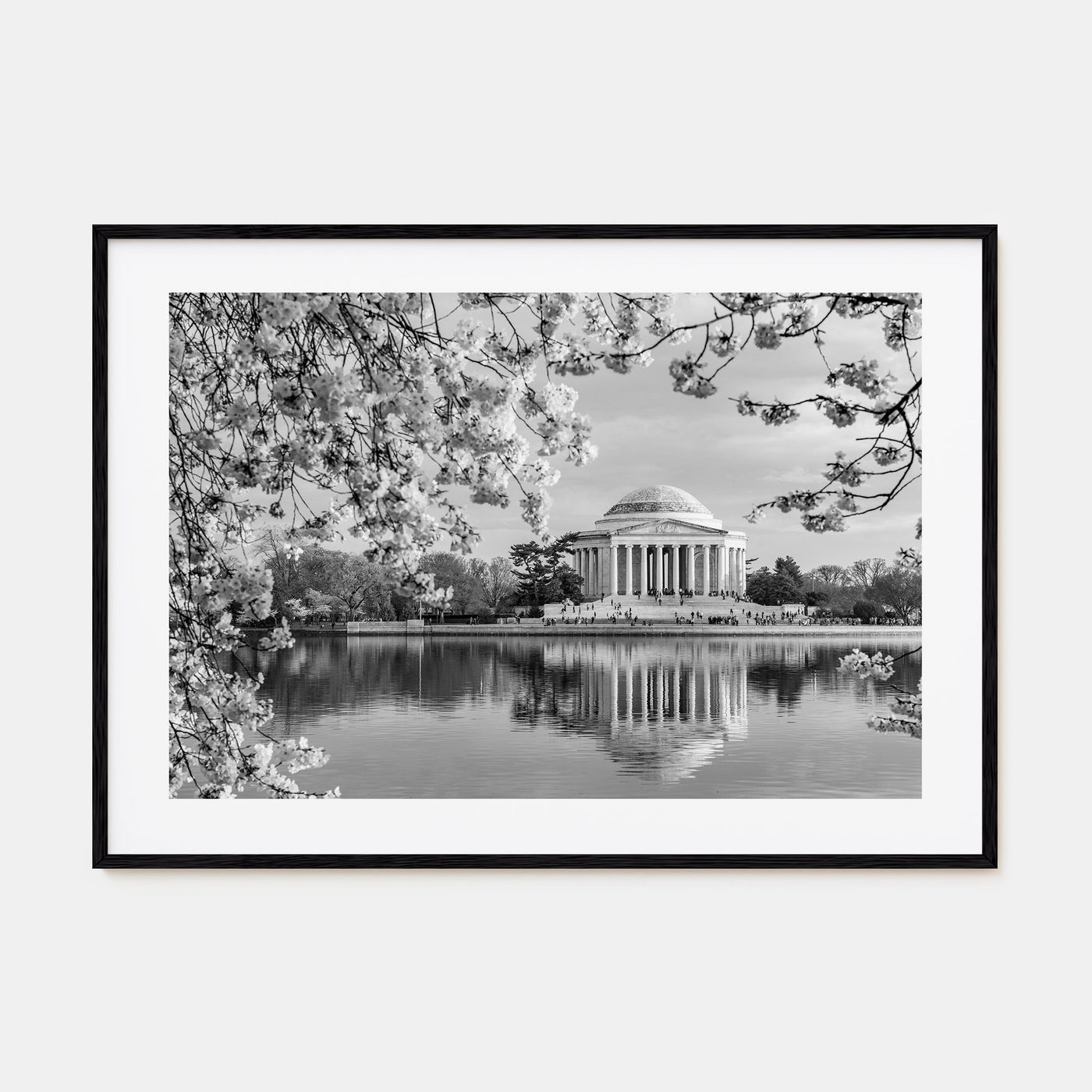 Washington, D.C. Landscape B&W Poster