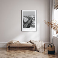 Washington, D.C. Portrait B&W No 1 Poster