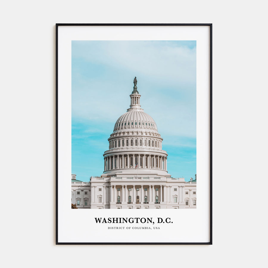 Washington, D.C. Portrait Color No 1 Poster