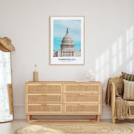 Washington, D.C. Portrait Color No 1 Poster