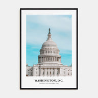 Washington, D.C. Portrait Color No 1 Poster
