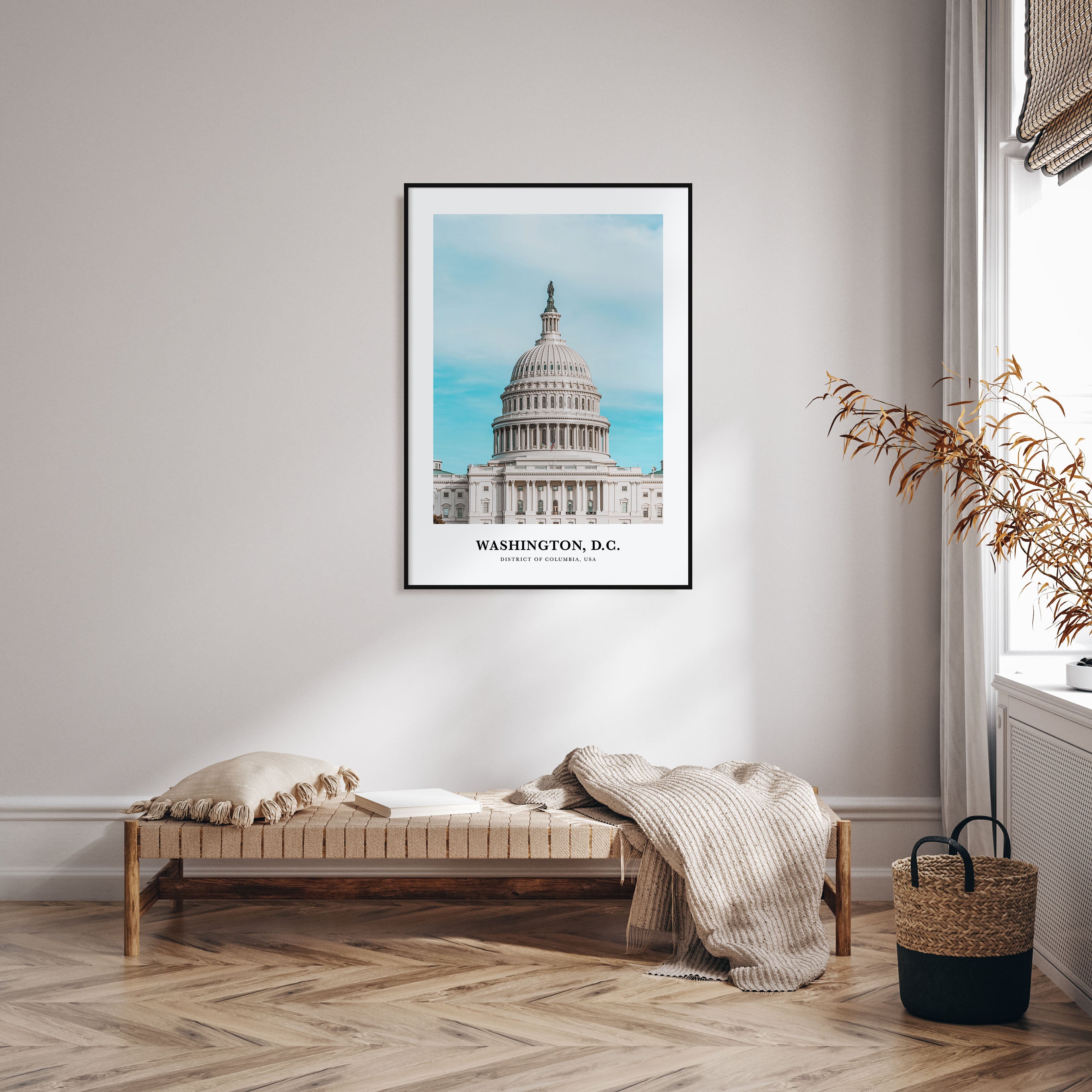 Washington, D.C. Portrait Color No 1 Poster