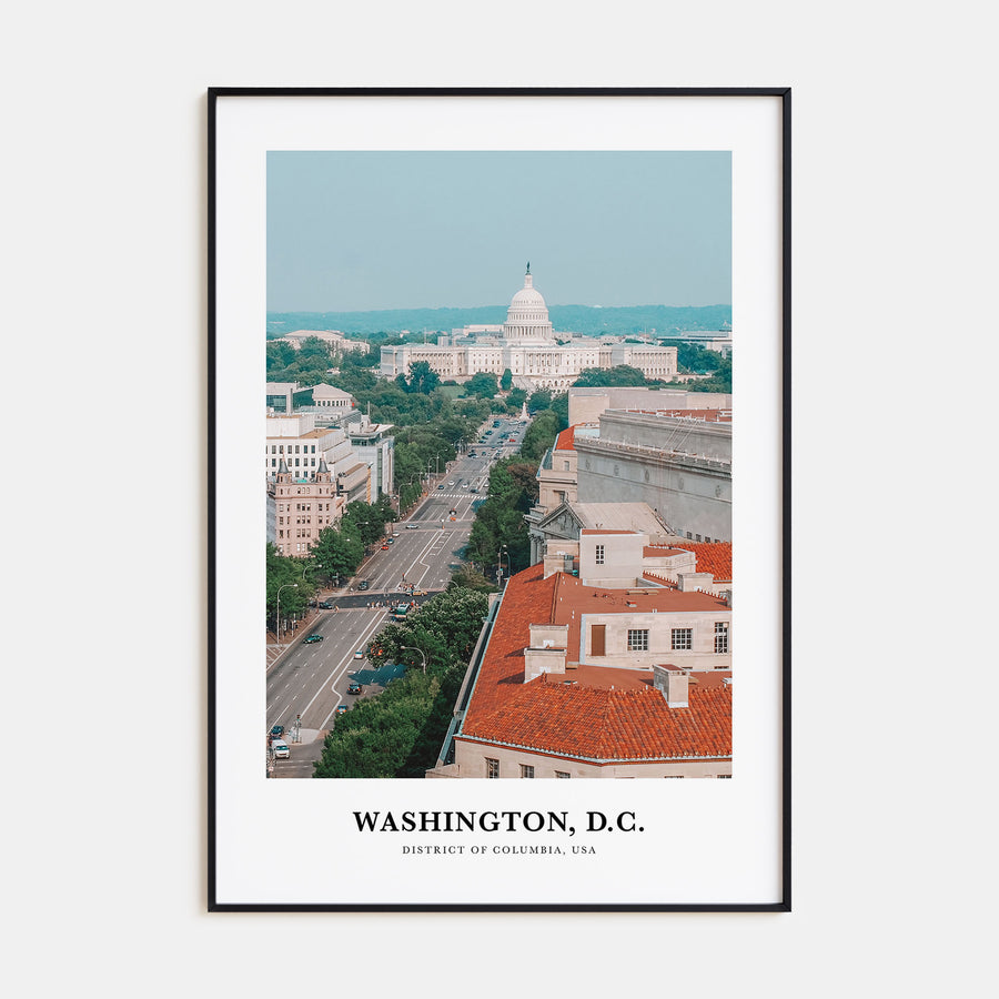 Washington, D.C. Portrait Color No 2 Poster