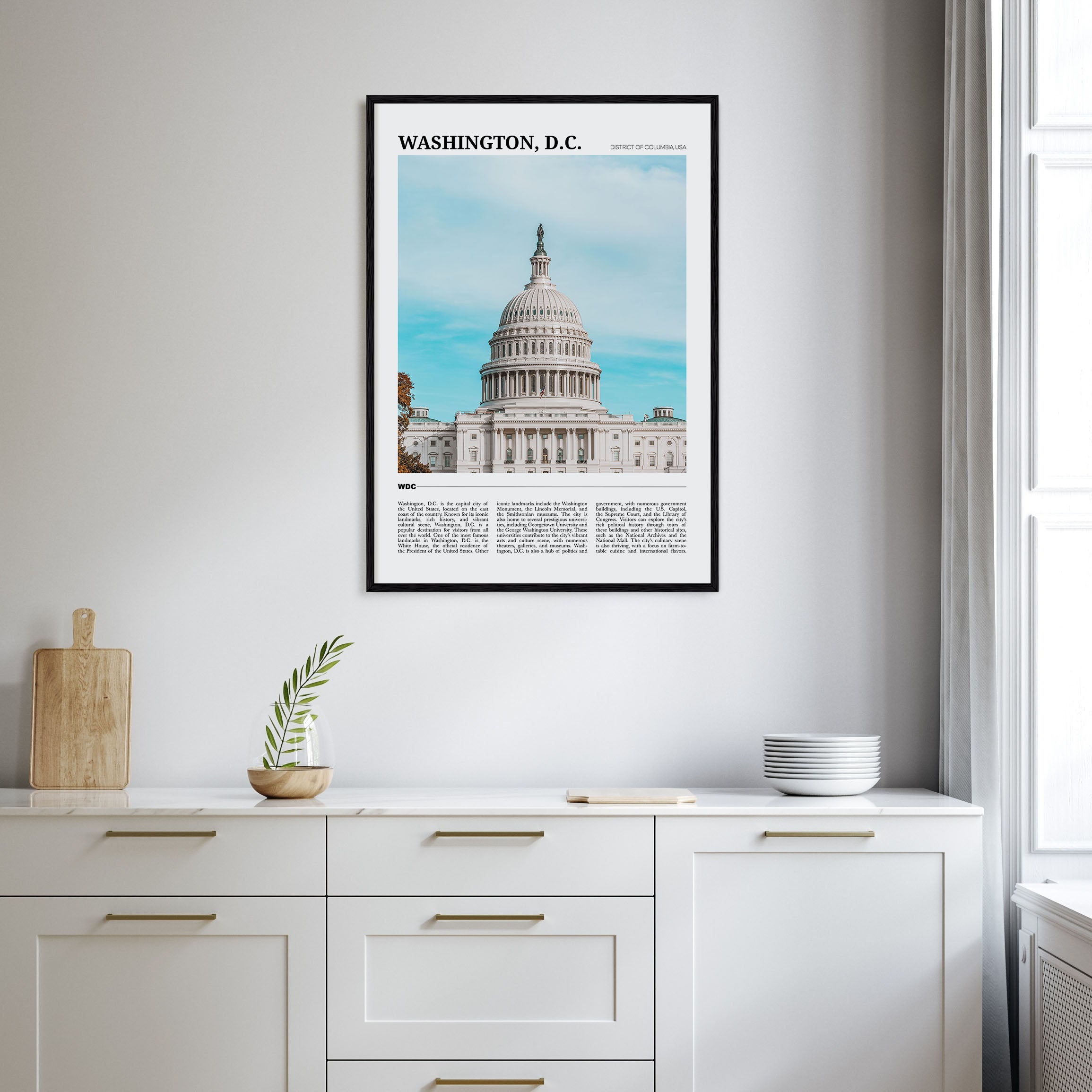 Washington, D.C. Travel Color No 1 Poster