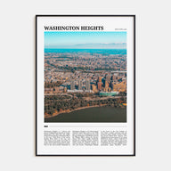 Washington Heights Travel Color Poster