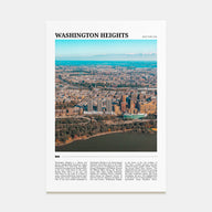 Washington Heights Travel Color Poster